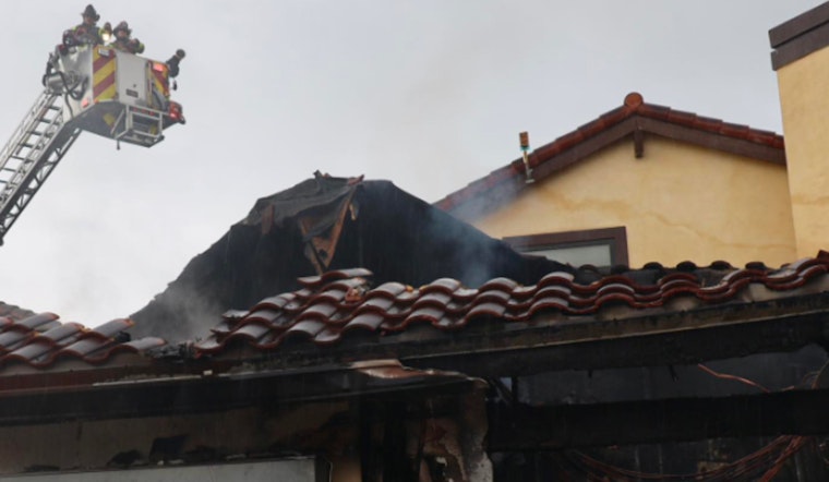 Firefighters Quell Blaze at 11,000 Sq Ft Delray Beach Mansion Suspected to be Sparked by Lightning