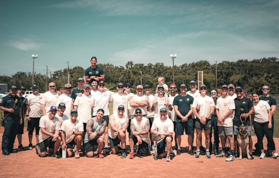 Firefighters Triumph in Friendly Softball Game Against Police at Denton County's Annual Family Picnic Event