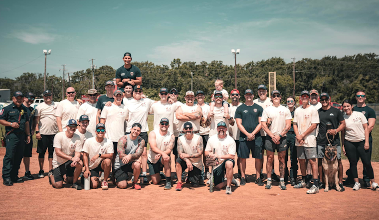 Firefighters Triumph in Friendly Softball Game Against Police at Denton County's Annual Family Picnic Event