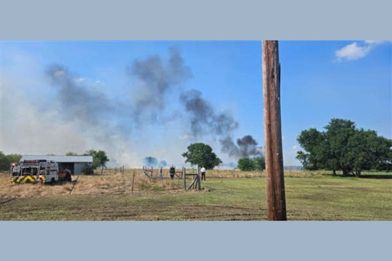 Flower Mound Fire Department Swiftly Extinguishes 5-Acre Blaze Sparked by Vehicle Fire on Dunham Road