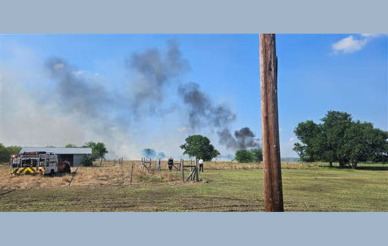 Flower Mound Fire Department Swiftly Extinguishes 5-Acre Blaze Sparked by Vehicle Fire on Dunham Road