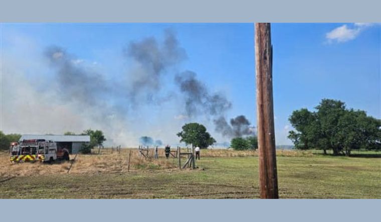 Flower Mound Fire Department Swiftly Extinguishes 5-Acre Blaze Sparked by Vehicle Fire on Dunham Road