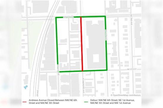 Fort Lauderdale Commuters Rejoice as Andrews Avenue Reopens Early Following Water Valve Replacement