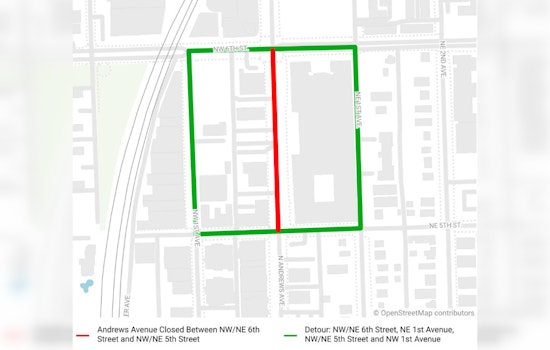 Fort Lauderdale Commuters Rejoice as Andrews Avenue Reopens Early Following Water Valve Replacement