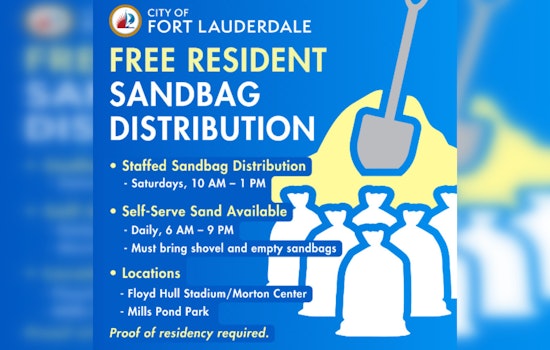 Fort Lauderdale Offers Sandbags for Flood Prevention as Hurricane Season Approaches