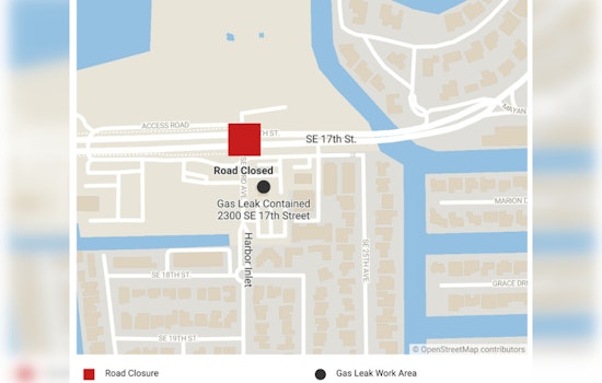 Fort Lauderdale's SE 17th Street Bridge Reopens After Gas Leak Repair, Easing Local Traffic Disruptions