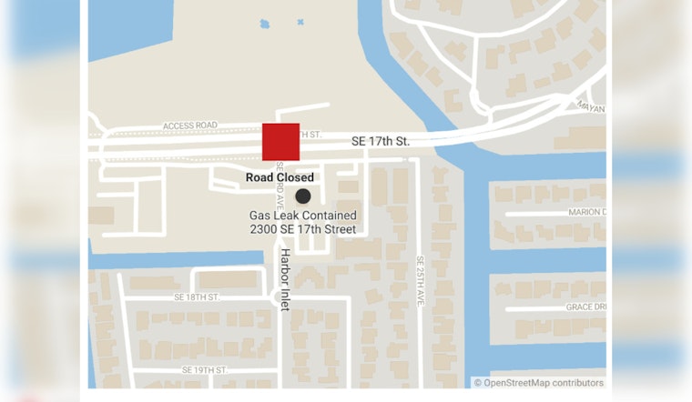 Fort Lauderdale's SE 17th Street Bridge Reopens After Gas Leak Repair, Easing Local Traffic Disruptions