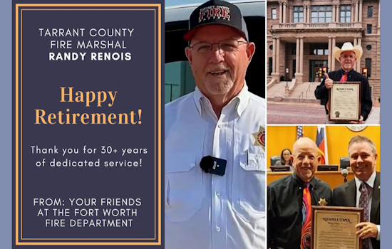 Fort Worth Fire Marshal Randy Renois Retires After Three Decades of Devoted Service