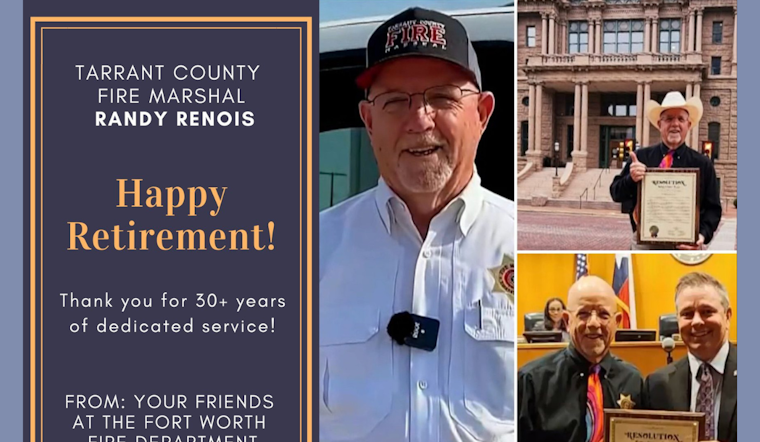 Fort Worth Fire Marshal Randy Renois Retires After Three Decades of Devoted Service