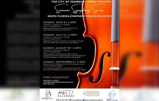Free Summer Symphony Series Returns to Delight Pembroke Pines with the South Florida Symphony Orchestra