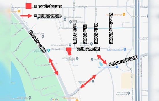Fridley Commuters Rejoice as 77th Avenue NE, Railroad Closure Ends; More Roadwork Ahead