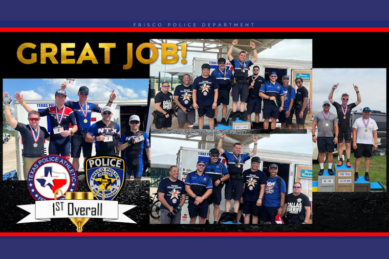 Frisco PD's Own Ofc. Profeta Secures Top Honors at Texas Police Games