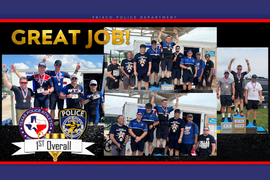 Frisco PD's Own Ofc. Profeta Secures Top Honors at Texas Police Games
