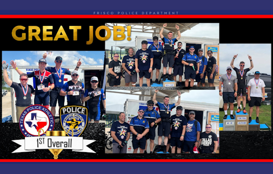 Frisco PD's Own Ofc. Profeta Secures Top Honors at Texas Police Games