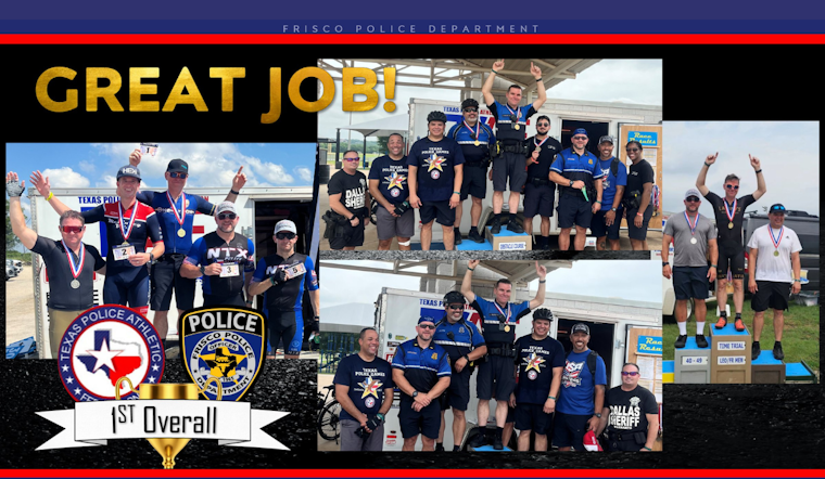 Frisco PD's Own Ofc. Profeta Secures Top Honors at Texas Police Games
