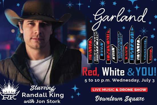 Garland Invites Locals to Red, White & YOU! July 3 Celebration: Country Music, Family Fun, and Apple Pie-Eating Contest Await