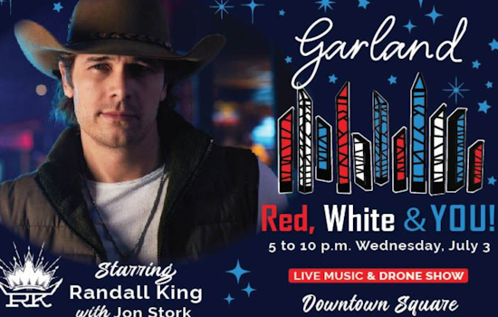 Garland Invites Locals to Red, White & YOU! July 3 Celebration: Country Music, Family Fun, and Apple Pie-Eating Contest Await