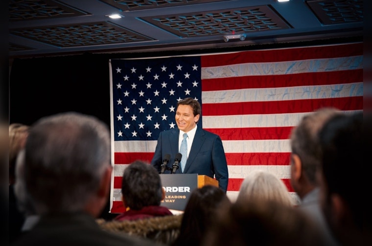 Gov. DeSantis Leads South Florida's Flood Recovery, Hopes for Dry Skies Ahead of Panthers Celebrations