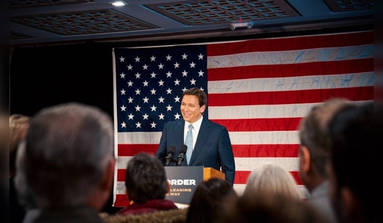 Gov. DeSantis Leads South Florida's Flood Recovery, Hopes for Dry Skies Ahead of Panthers Celebrations