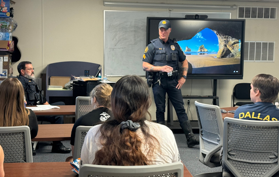 Grapevine Police Engage Students with Drone Demos and Traffic Safety Tips at Innovative Camp