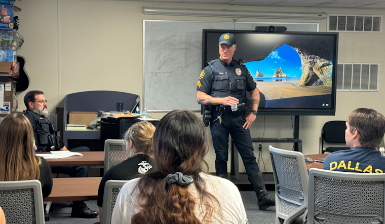 Grapevine Police Engage Students with Drone Demos and Traffic Safety Tips at Innovative Camp