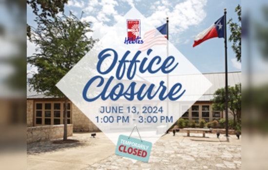 Helotes Municipal Offices to Close Temporarily on June 13, Residents Advised to Plan Ahead