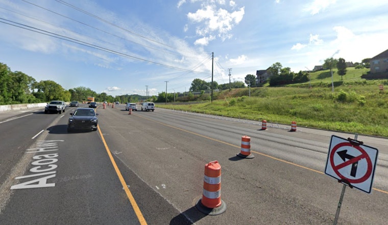 High-Speed Chase Ends in Crash, Closure of Alcoa Highway Northbound Lanes Near Knoxville