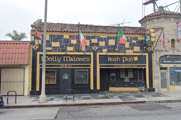 Historic Molly Malone’s Irish Pub in Beverly Grove Temporarily Closes Due to Fire Damage, Owner Vows to Reopen