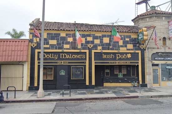 Historic Molly Malone’s Irish Pub in Beverly Grove Temporarily Closes Due to Fire Damage, Owner Vows to Reopen