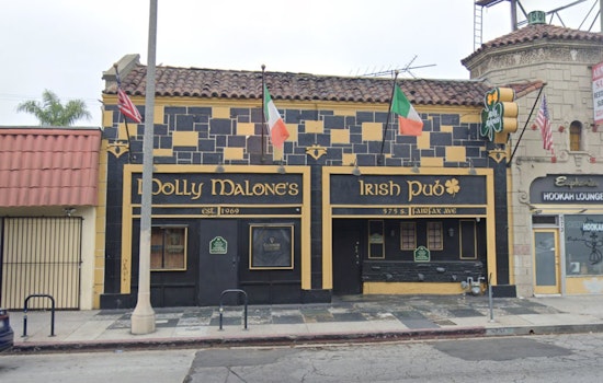 Historic Molly Malone’s Irish Pub in Beverly Grove Temporarily Closes Due to Fire Damage, Owner Vows to Reopen