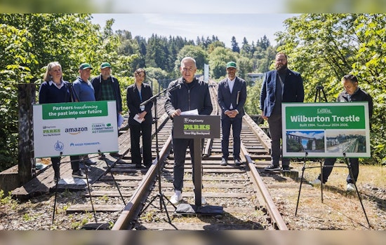 Historic Wilburton Trestle Set to Join Eastrail Network in Bellevue with Funding from Amazon and Kaiser Permanente