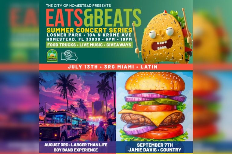 Homestead Heats Up Summer Nights with Eats and Beats Concert Series at Losner Park