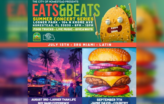 Homestead Heats Up Summer Nights with Eats and Beats Concert Series at Losner Park
