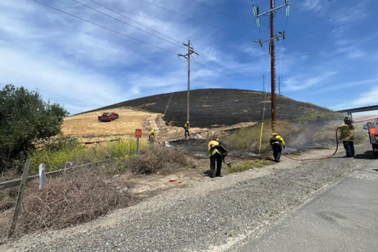 I-580 Eastbound Lanes Closed Near Livermore Due to Grass Fire on Altamont Pass