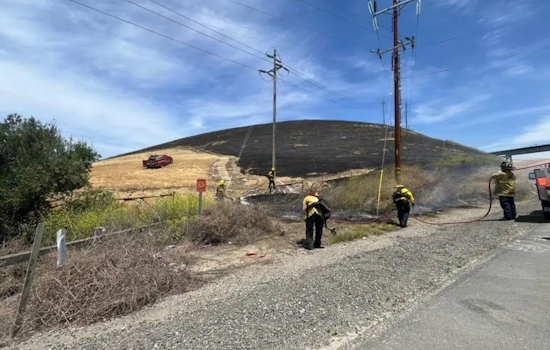 I-580 Eastbound Lanes Closed Near Livermore Due to Grass Fire on Altamont Pass