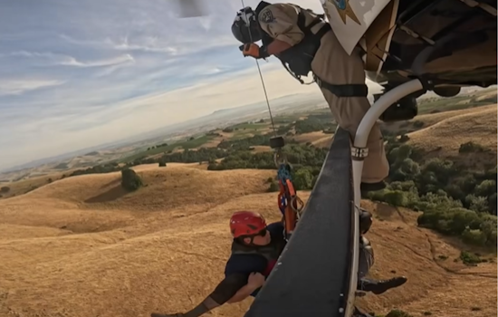 VIDEO: Injured Mountain Biker Rescued from Napa's Skyline Park by CHP Air Operations and Local Teams