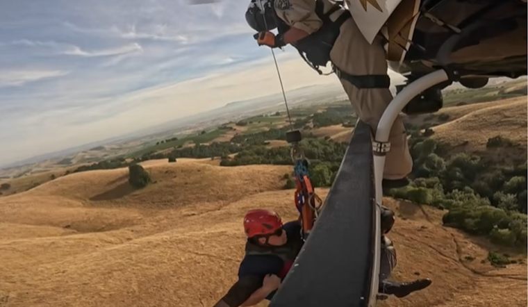 VIDEO: Injured Mountain Biker Rescued from Napa's Skyline Park by CHP Air Operations and Local Teams