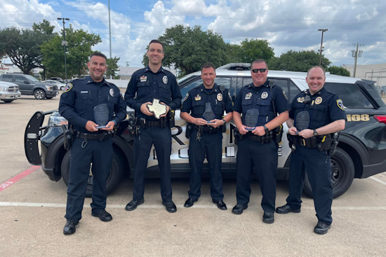 Irving Police Officers Honored at MADD Texas Awards for Efforts Against Impaired Driving