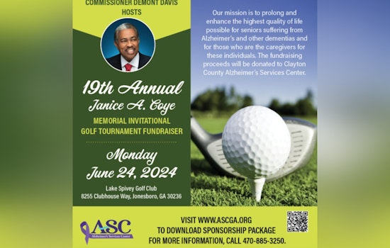 Join the 19th Annual Janice A. Coye Golf Fundraiser in Jonesboro to Swing Against Alzheimer's