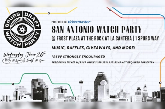 Join the Excitement: San Antonio Spurs to Host Official NBA Draft Watch Party at La Cantera with Special Perks for Fans