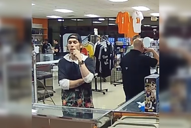 Knoxville Man Charged in Theft of $22,000 Worth of Autographed Jerseys from Underdog Collectibles