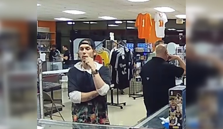 Knoxville Man Charged in Theft of $22,000 Worth of Autographed Jerseys from Underdog Collectibles