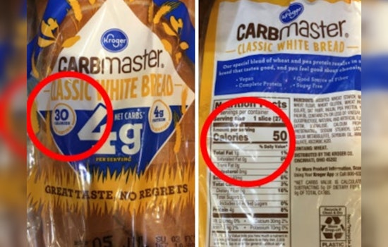 Kroger Co. Accused of Misleading Calorie Counts on Carbmaster Bread by Ventura & Santa Barbara DA's