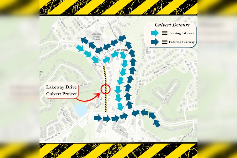 Lakeway Drive to Reopen July 2 Following Culvert Project, Top O The Lake Drive Up Next for Infrastructure Enhancements