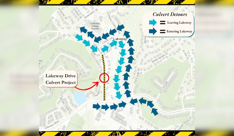 Lakeway Drive to Reopen July 2 Following Culvert Project, Top O The Lake Drive Up Next for Infrastructure Enhancements