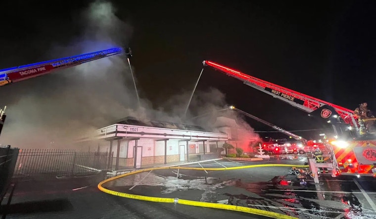 Lakewood Firefighters Tackle Intense Blaze at Commercial Building, Nearby Residents Evacuated