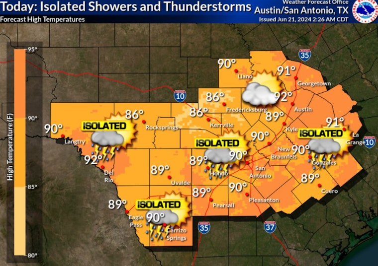Last Day of Rain in Austin Before Heatwave Kicks In, Forecasts Predict Temperatures Nearing Triple Digits