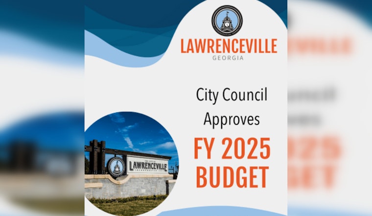 Lawrenceville Unveils $189 Million Budget for 2025, Prioritizing Growth and Community Development