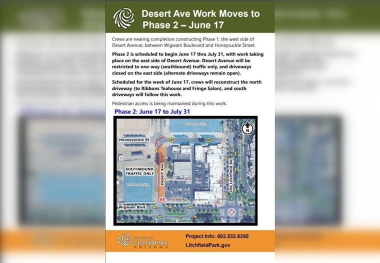 Litchfield Park's Downtown Revitalization Advances as Phase 2