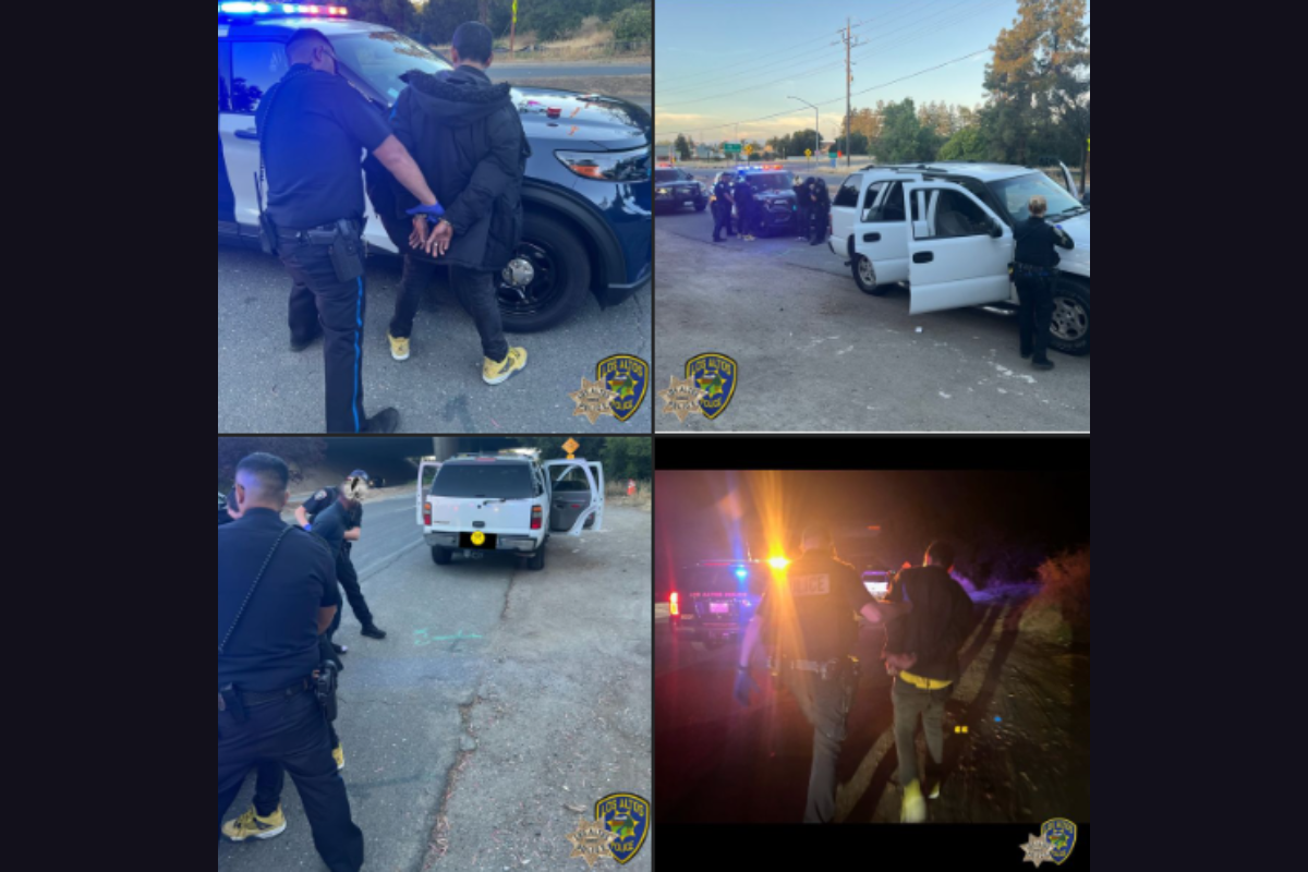 Los Altos Police Nab East Bay Duo with Stolen Vehicle and Narcotics